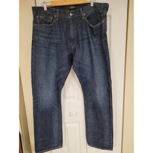 Polo Ralph Lauren Varick Slim Straight Denim Mens Sz 36x30 Selvage 2prs 27$ ea